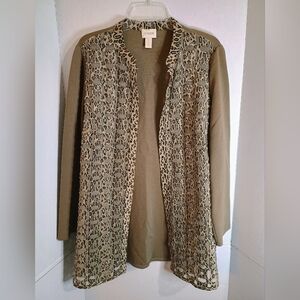Chico's Women's Cardigan Size 2- Medium